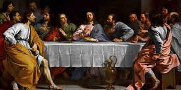 La última cena y Eucaristía